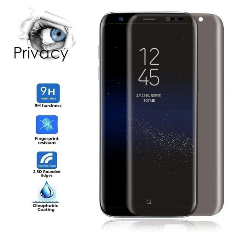 2 Pack S8 Plus Screen Protector Clear | Samsung Galaxy S8 Plus Privacy Glass - Gorilla Cases