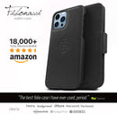 Luxury Vegan Leather 2 - in - 1 Wallet - Case for Apple iPhone 13 Pro Max