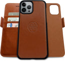 Luxury Vegan Leather 2 - in - 1 Wallet - Case for Apple iPhone 13 Pro Max
