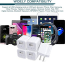 USB Charger Wall Plug, Fast Charging Outlet AC Power Adapter Block