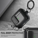 Airpod 3rd Generation Case Secure Lock Clip Case Apple AirPod 3 Case - Black