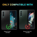 Camera Lens Protector Samsung Galaxy Z Fold 4 5G,Ultra Clear Case Tray Gold