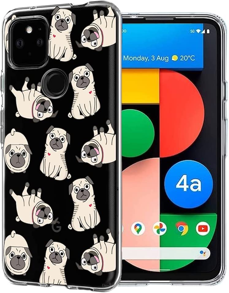 Compatible Google Pixel 4a 5G Clear Pattern Protective Back Cover - Gorilla Cases