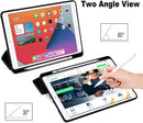 Compatible iPad 10.2 Inch iPad 9th/8th Auto Sleep/Wake Cover, Black