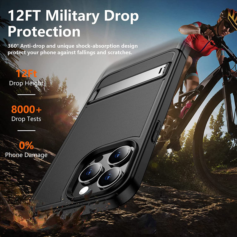 Compatible iPhone 14 Pro Max Case Heavy Duty Full-Body Protection Case Black - Gorilla Cases