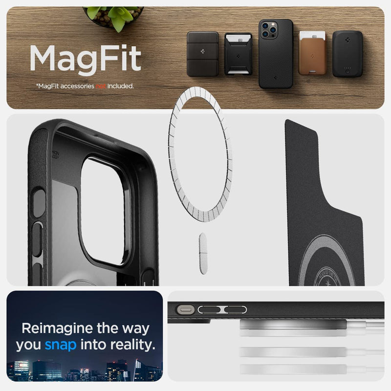 Compatible MagSafe Designed iPhone 14 Pro Case Matte Black - Gorilla Cases