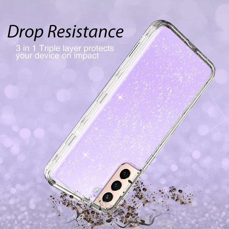 Coolwee Crystal Glitter Full Protective Galaxy S22 Heavy Duty Case - Gorilla Cases