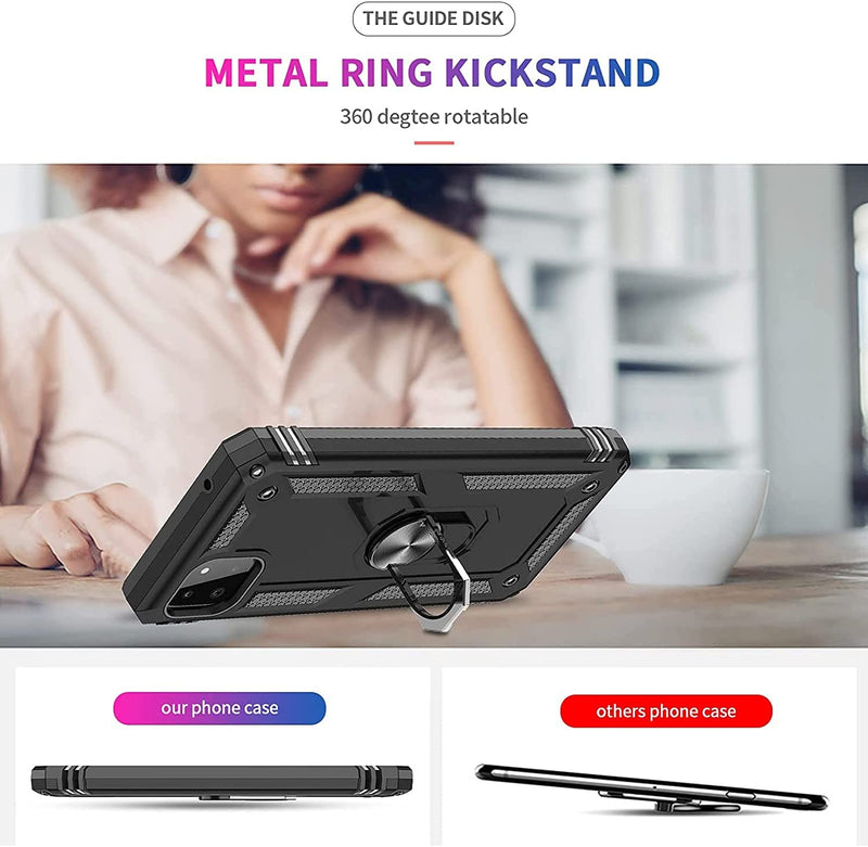 Galaxy A22 5G Metal Ring Kickstand Magnetic Case - Gorilla Cases