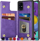 Galaxy A71 5G Credit Card Leather Wallet case