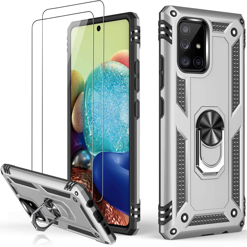 Galaxy A71 Case Military Grade Magnetic Ring Kickstand Case - Gorilla Cases