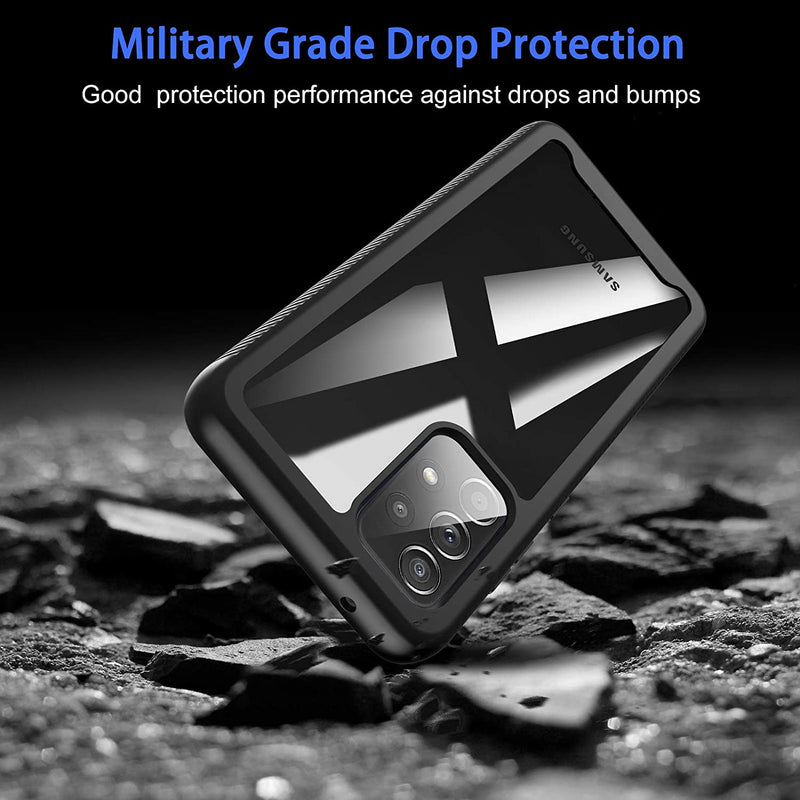 Galaxy A72 Military Grade Drop Full Body Rugged Bumper Case - Gorilla Cases