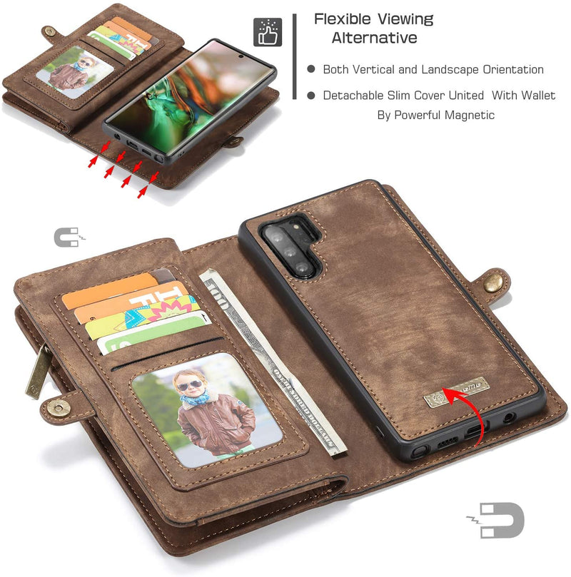 Galaxy Note 10 Plus Wallet Case | Leather Note 10 Plus Wallet Case - GorillaCaseStore