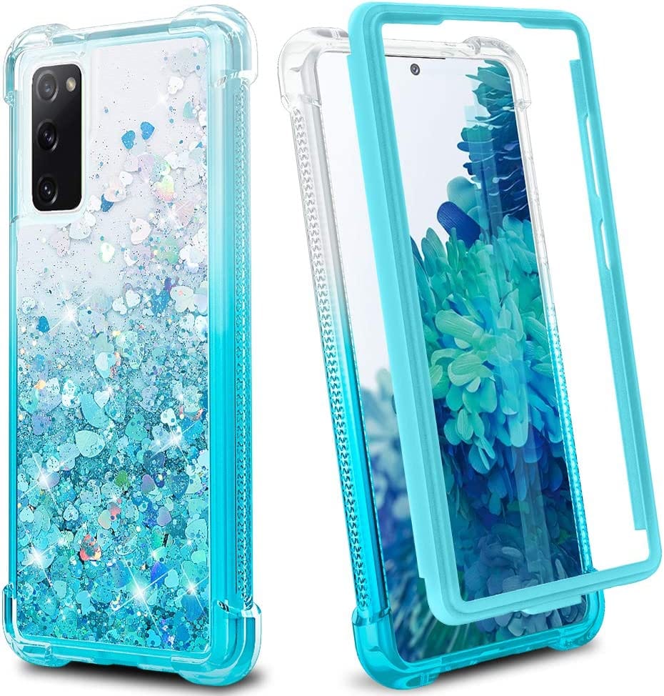 Galaxy S20 FE 5G Glitter Liquid Full Body Rugged Case