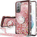 Galaxy S21 Plus Pink Glitter Case | S21+ Glitter Case for Women