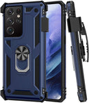 Galaxy S21 Ultra Belt Clip Case with Ring | S21 Ultra Case with Belt Clip Holster
