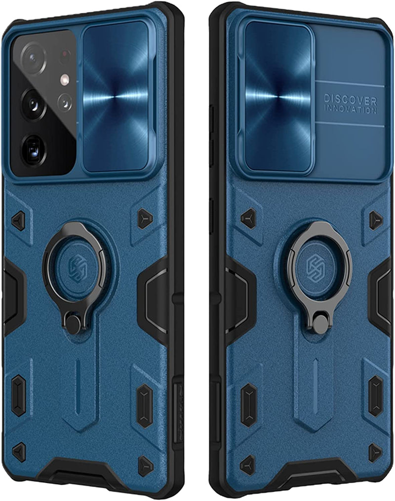 Galaxy S21 Ultra Case Camera Protection Protective Bumper Case - Green - Gorilla Cases