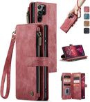 Galaxy S22 Ultra Leather Wallet Card Case