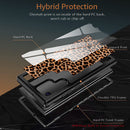 Galaxy S22 Ultra Leopard Print for Women Girls Dual Layer Protection Case