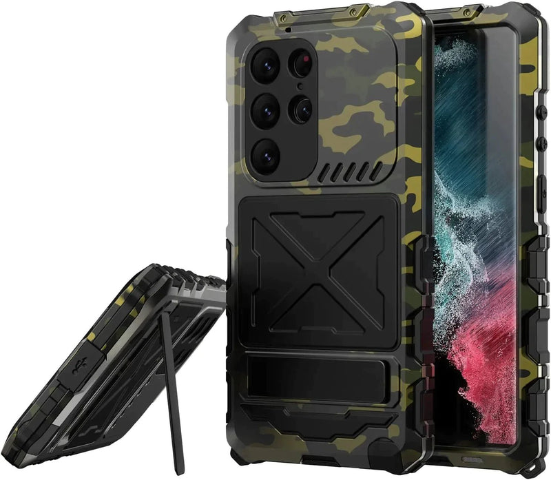 Galaxy S23 Metal Dustproof Military Case - Gorilla Cases