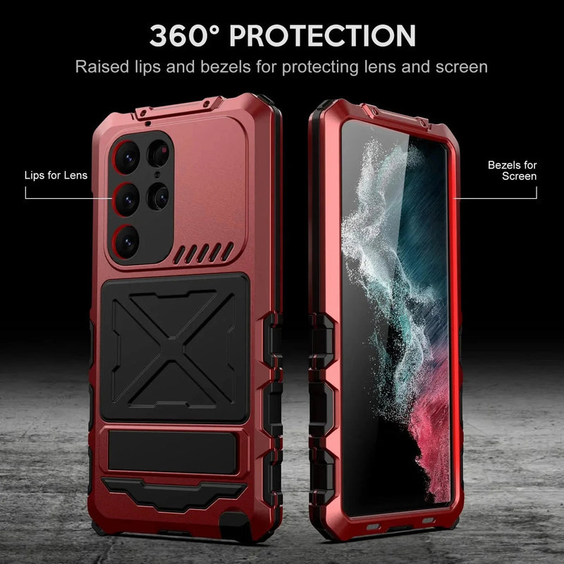 Galaxy S23 Plus Metal Dustproof Military Case - Gorilla Cases