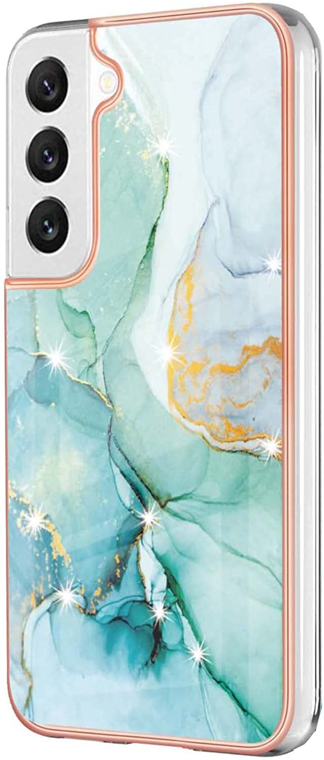 Galaxy S23 Plus Shiny Marble Pattern Fashion Case - Gorilla Cases