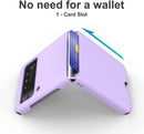 Galaxy Z Flip 3 Case Cover Card Slot Slim Hard Rugged TPU Edge Protective Case