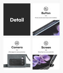 Galaxy Z Flip 3 Detachable Card Holder Leather Case - Gorilla Cases