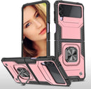 Galaxy Z Flip 3 Ring Case | Heavy Duty Magnetic Car Galaxy Z Flip 3 Case
