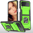 Galaxy Z Flip 3 Ring Case | Heavy Duty Magnetic Car Galaxy Z Flip 3 Case