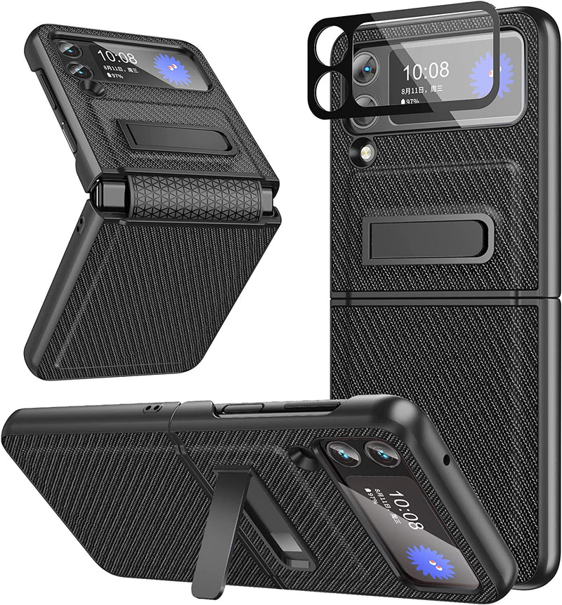 Galaxy Z Flip 4 Case Camera Lens Screen Protector Cover Case Red - Gorilla Cases