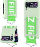 Galaxy Z Flip 4 Phone Case Silicone Protective Cover - Purple