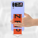Galaxy Z Flip 4 Phone Case Silicone Protective Cover - Purple