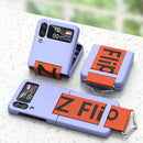 Galaxy Z Flip 4 Phone Case Silicone Protective Cover - Purple
