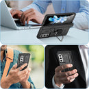 Galaxy Z Fold 5 Heavy Duty Shockproof Ring Magnetic Kickstand Case