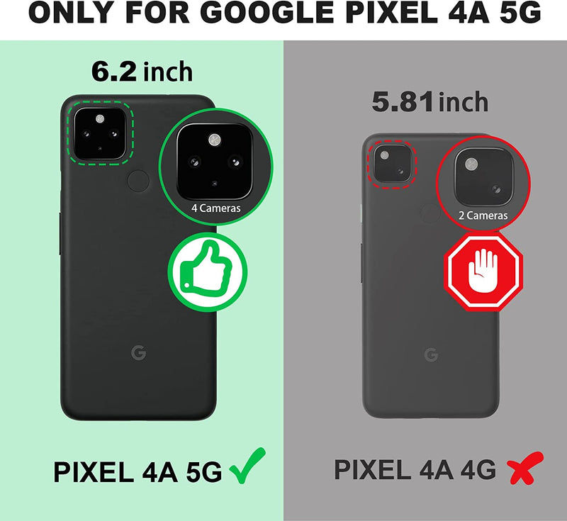 Google Pixel 4a 5G Case, Moving Liquid Holographic Sparkle Glitter Case -Rose Gold - Gorilla Cases