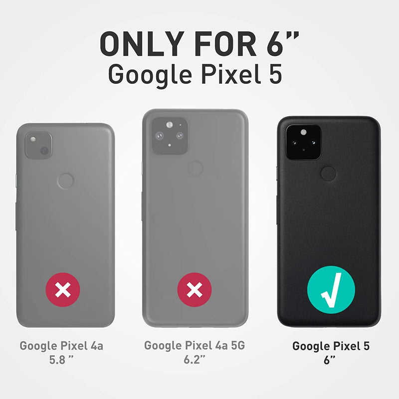 Google Pixel 5 Full-Body Rugged Holster Case Protector (Black) - Gorilla Cases