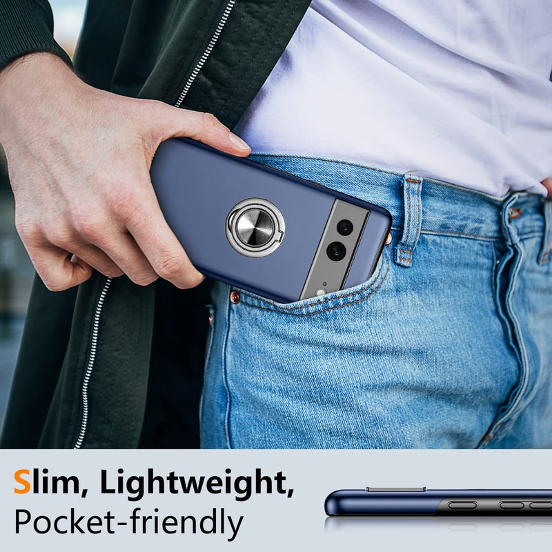Google Pixel 7 Case, Slim Thin Shockproof Phone Case Cover 6.3 inch - Blue - Gorilla Cases