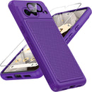 Google Pixel - 7 Phone Case Dual Layer Heavy Duty Protection - Matte Black