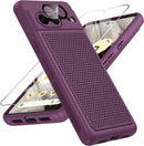 Google Pixel - 7 Phone Case Dual Layer Heavy Duty Protection - Matte Black