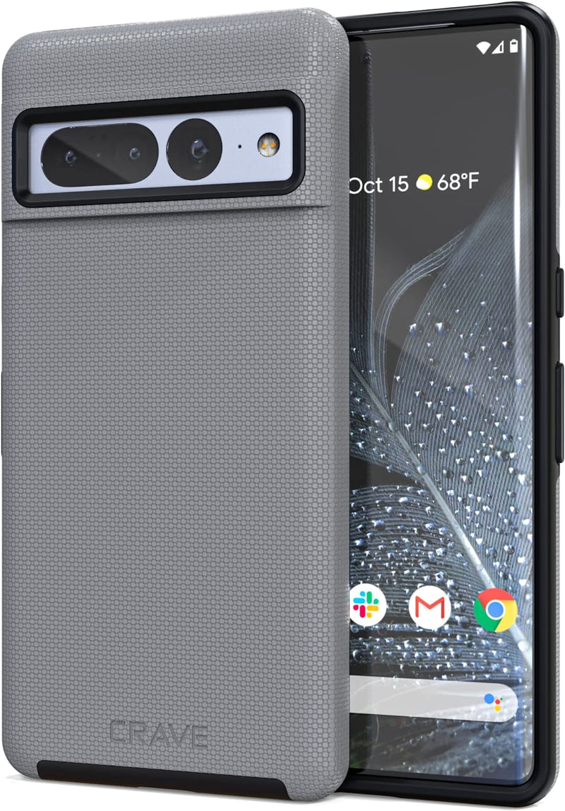 Google Pixel 7 Pro Case, Shockproof Protection Dual Layer Case - Slate - Gorilla Cases