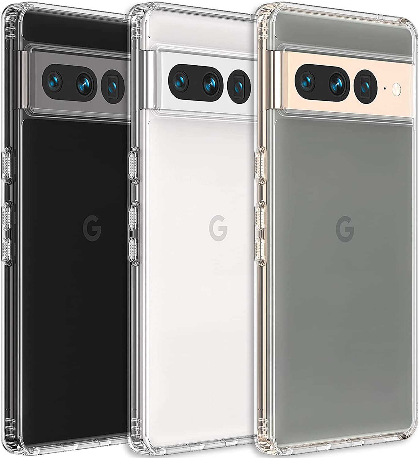 Buy RUPELIK Google Pixel 7 Pro 5G (Eagle) Shock Proof Clear Protective  Hybrid TPU & PC Transparent Back Crystal Clear Eagle Case Cover for Google  Pixel 7 Pro 5G (Black/Transparent) Online at