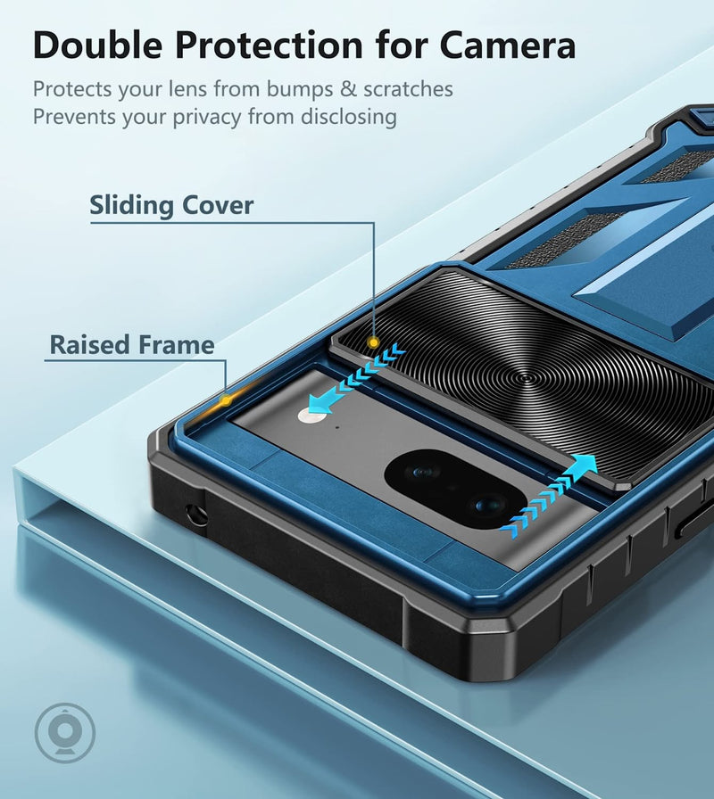 Google Pixel-7 Protective Phone Case Grade Shell Bumper Matte Textured Design - Gorilla Cases