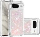 Google Pixel 8 Pro Case Glitter Liquid Cute Clear Phone Case