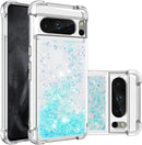 Google Pixel 8 Pro Case Glitter Liquid Cute Clear Phone Case