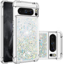 Google Pixel 8 Pro Case Glitter Liquid Cute Clear Phone Case
