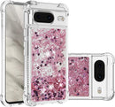 Google Pixel 8 Pro Case Glitter Liquid Cute Clear Phone Case