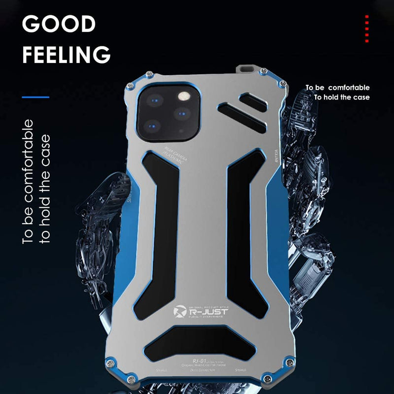 iPhone 11 Pro Max Aluminum Metal Shockproof Slim Case - GorillaCaseStore