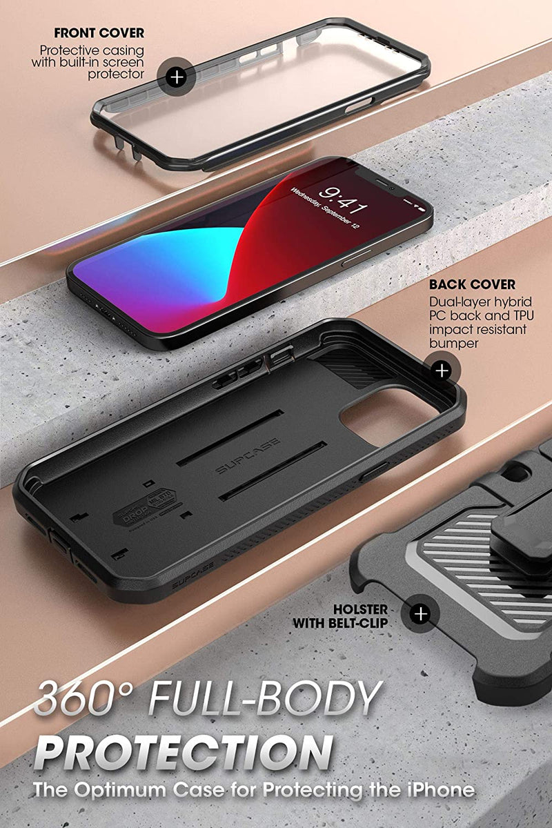 iPhone 12 Pro Max Kickstand Belt Clip Case | iPhone 12 Pro Max Belt Case - GorillaCaseStore