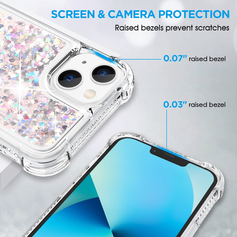 iPhone 13 Case Glitter Star Flow Liquid - Gorilla Cases