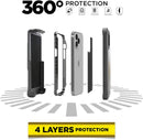 iPhone 13 Heavy Duty Rugged Case with Belt Clip Holster